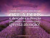 Ore Diariamente, Fale sempre com Deus.